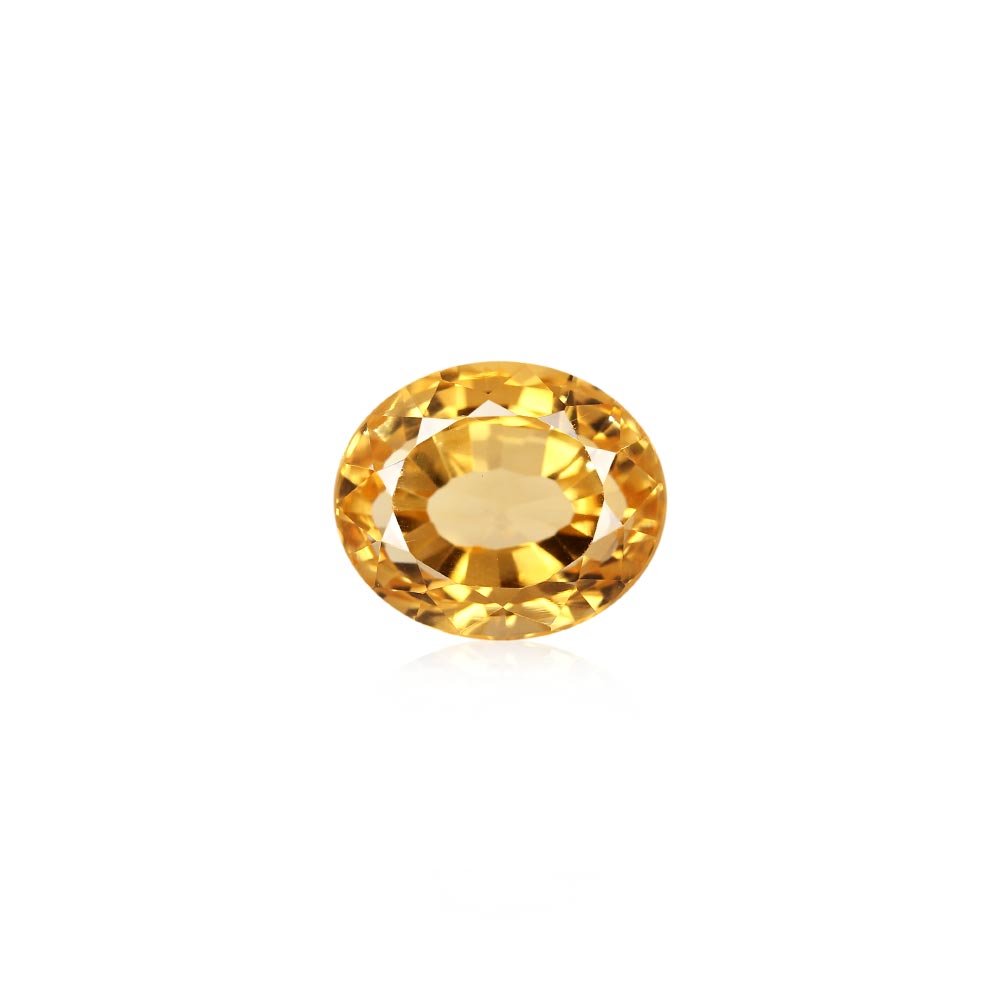 Genuine Real Citrine Oval Cut Gemstone