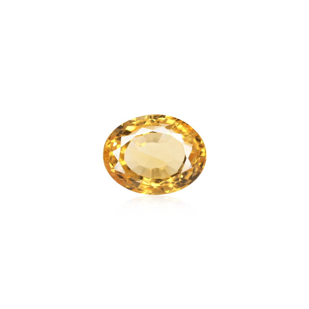 6.75 Carat Loupe Clean Rare Real Citrine Cut Gemstone