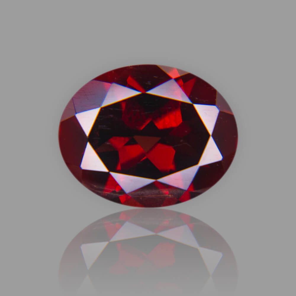 6.56 Carat Natural Eye Clean Oval Cut Garnet Gemstone