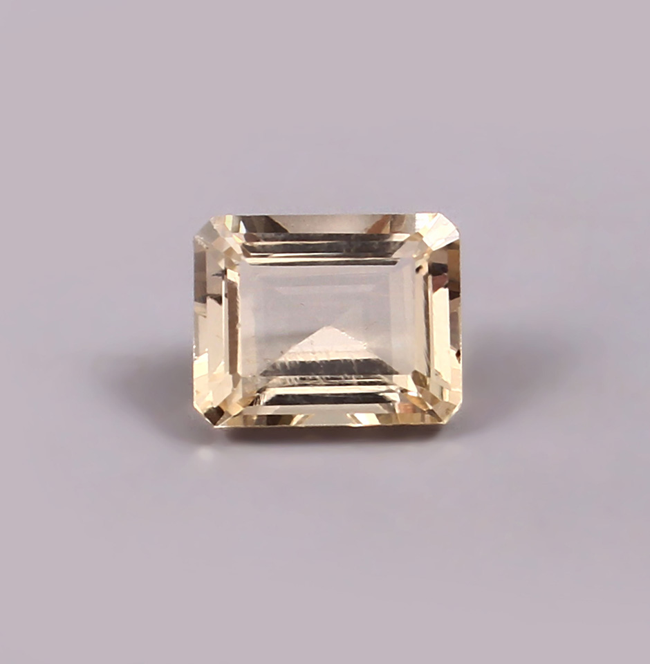 2.98 CT Rectangle Emerald Cut Morganite