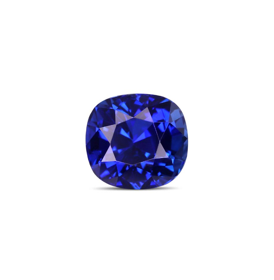 Fine Ceylon Blue Sapphire Cushion Cut Stone