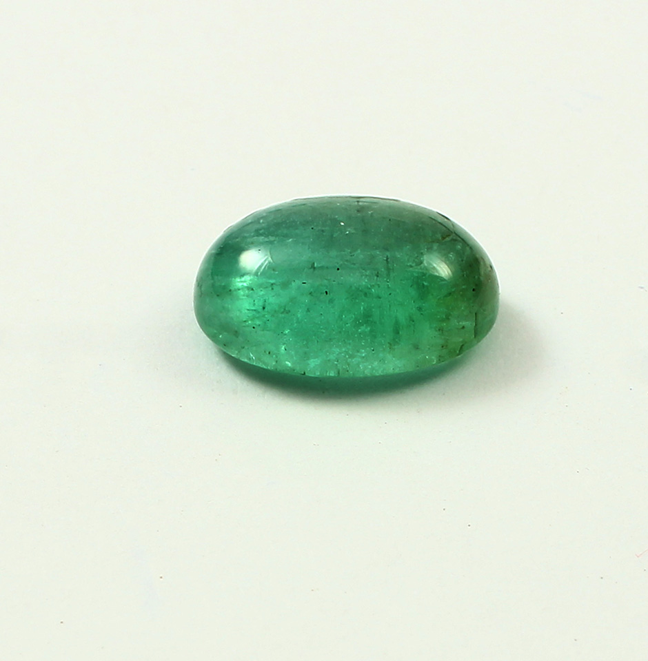 Emerald Gemstone Oval Cut Cabochon
