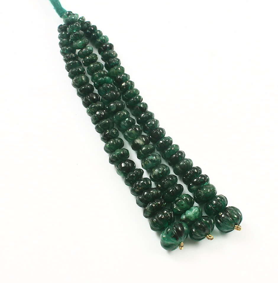EMerald Melon Beads from Zambia