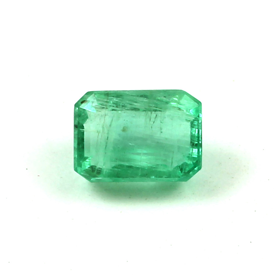 Fine Colombian EMerald Cut Emerald Gemstone
