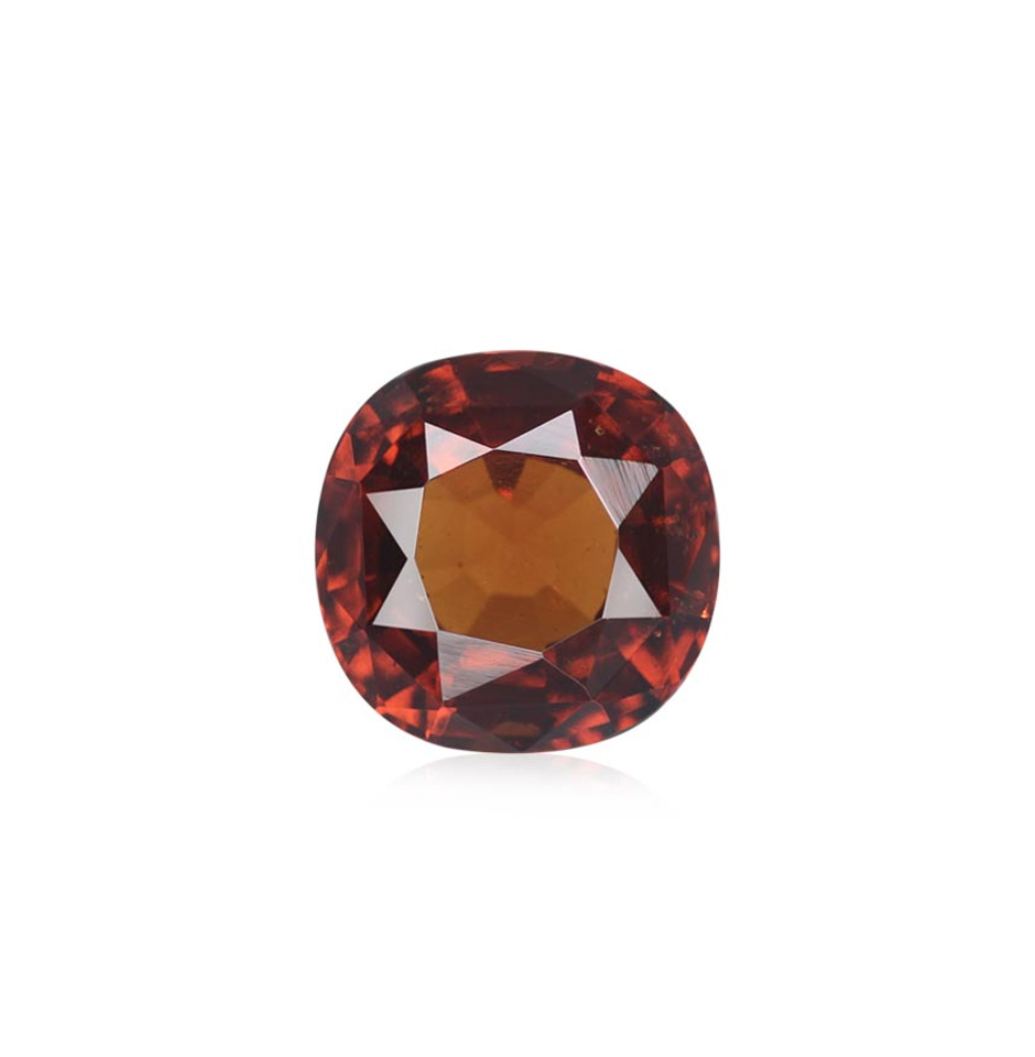 Unique Faceted Hessonite Gemstone