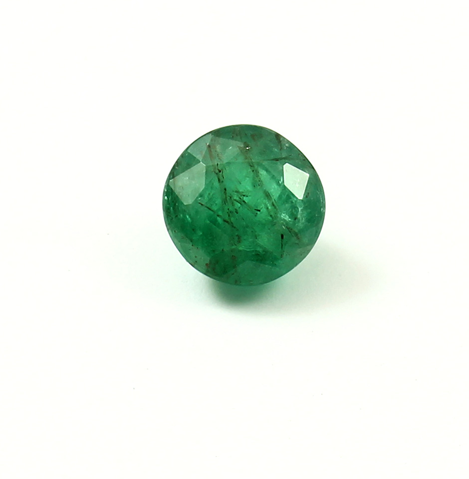 Loose Round Emerald Gemstone