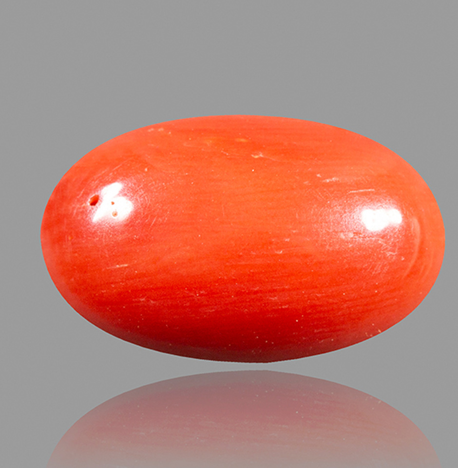 NATURAL RED CORAL 5.64 CARATS