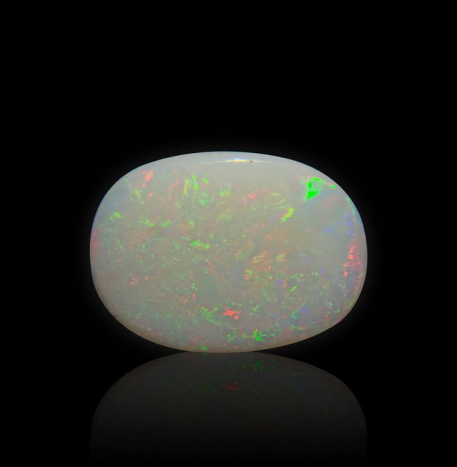 9.68 Carat Fire Natural Australian Opal Cabochon