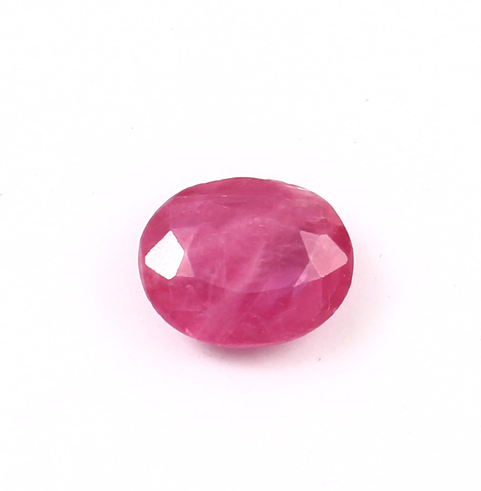 Oval Cut Burmese Ruby Gemstone