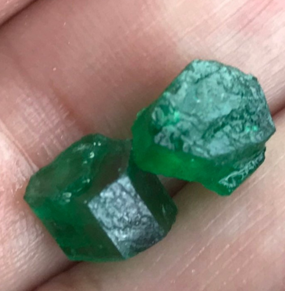 Raw Emerald Rough From Zambia