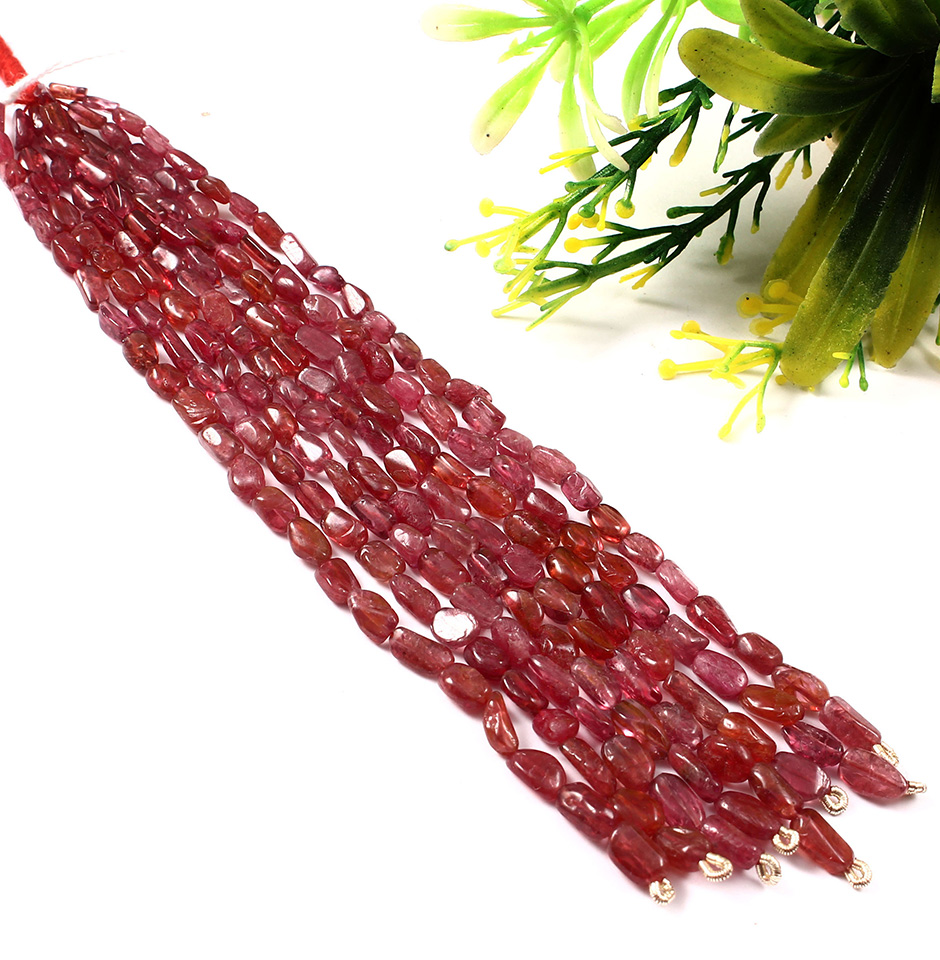 Burmese Spinel Ruby Beads