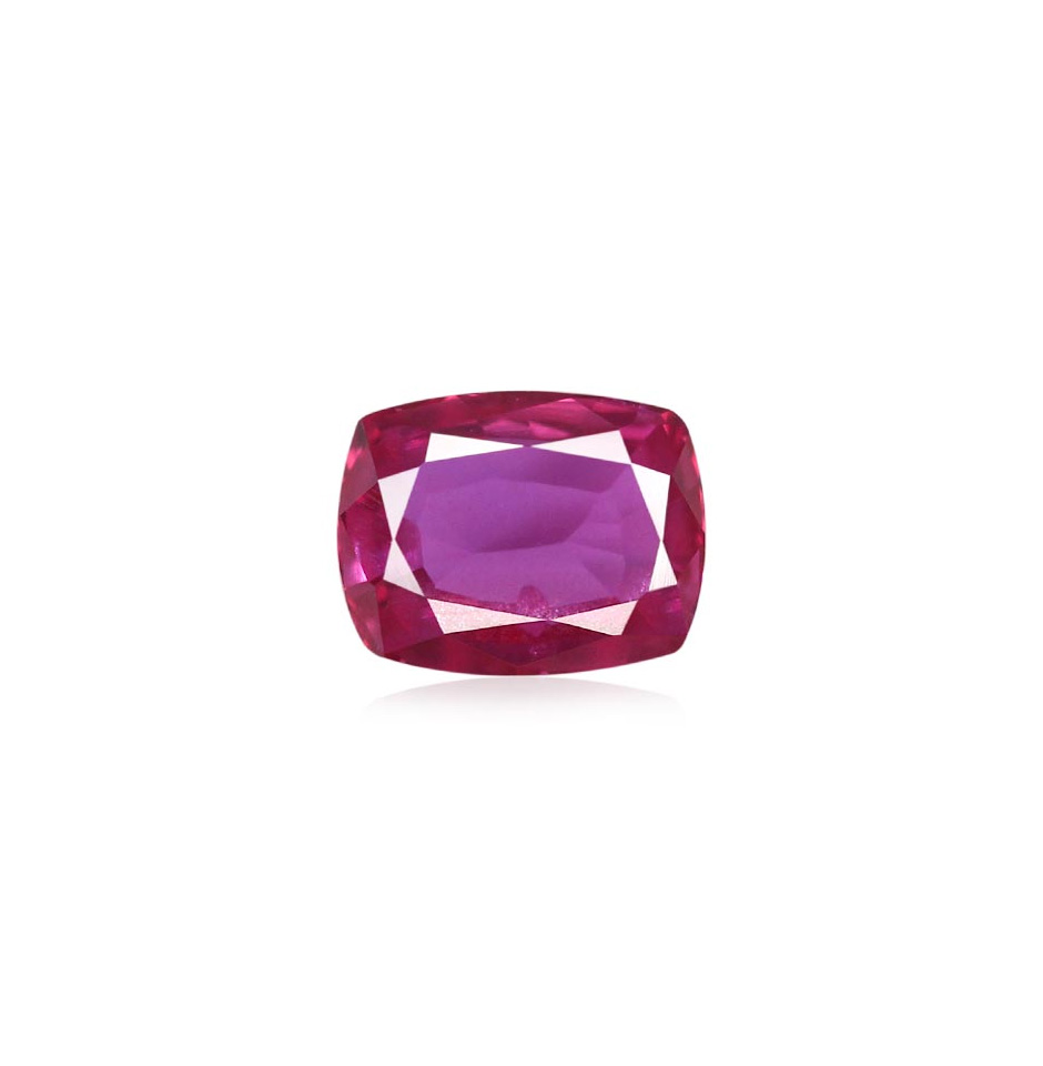 1.03 CT Precious Burmese Ruby Gemstone Cushion Cut