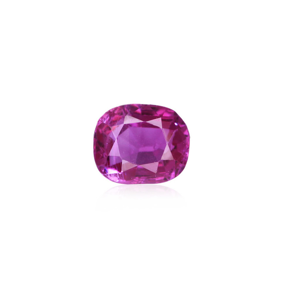 0.70 CT Fine Natural Unheated Ruby Cushion Cut Stone